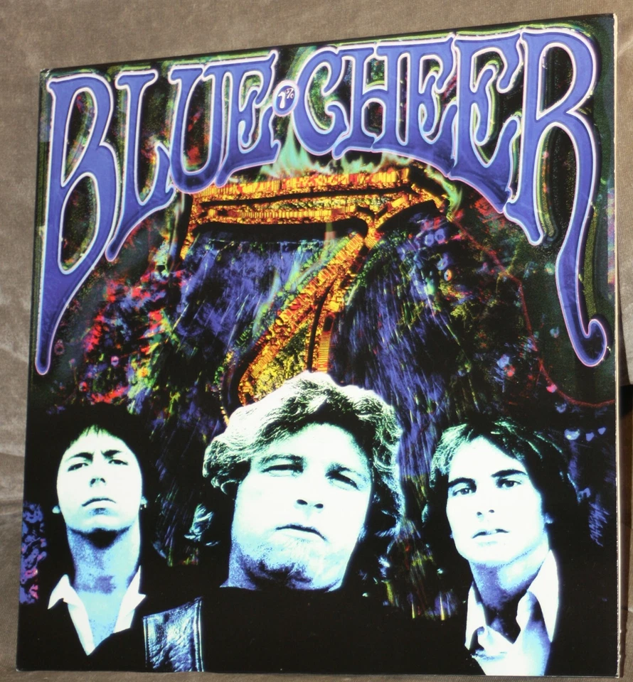 BLUE CHEER '7'(Beast is Back) Ltd.#'d Ed. 69/500 Blue Marble Vinyl LP-1979-2012 - Image 3 of 4