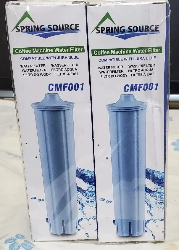 2- Spring Source Coffee Machine Water Filter CMF001 — Jura Blue  “compatible”