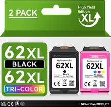 Black Color Ink Cartridges 61XL 62XL 63XL 64XL 65XL 67XL for HP Printers