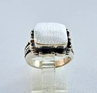 VINTAGE SOUTHWEST STYLE 925 STERLING SILVER SIGNET RING SIZE 8