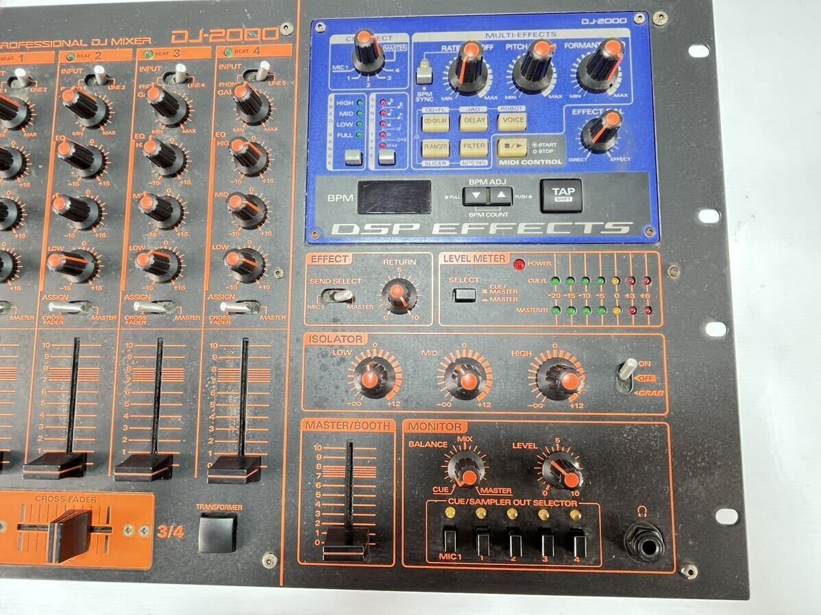 Roland DJ-2000 Professional DJ Mixer 4 channel Mixing Used From Japan Free  Ship