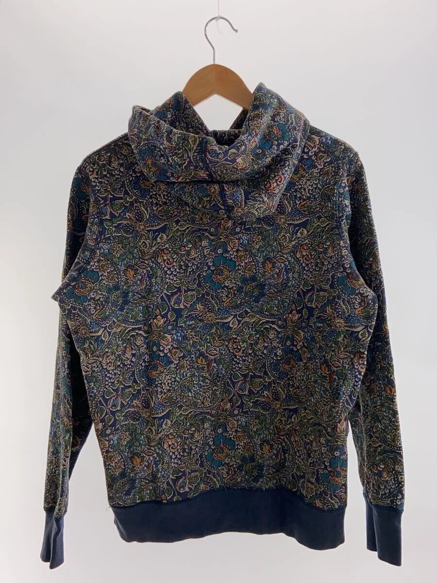Felpa con cappuccio Supreme Paisley 2011 Navy M piccola scatola logo vintage