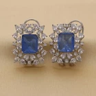 Luxurious Cubic Zirconia for Earrings with Brilliant CZ Accents