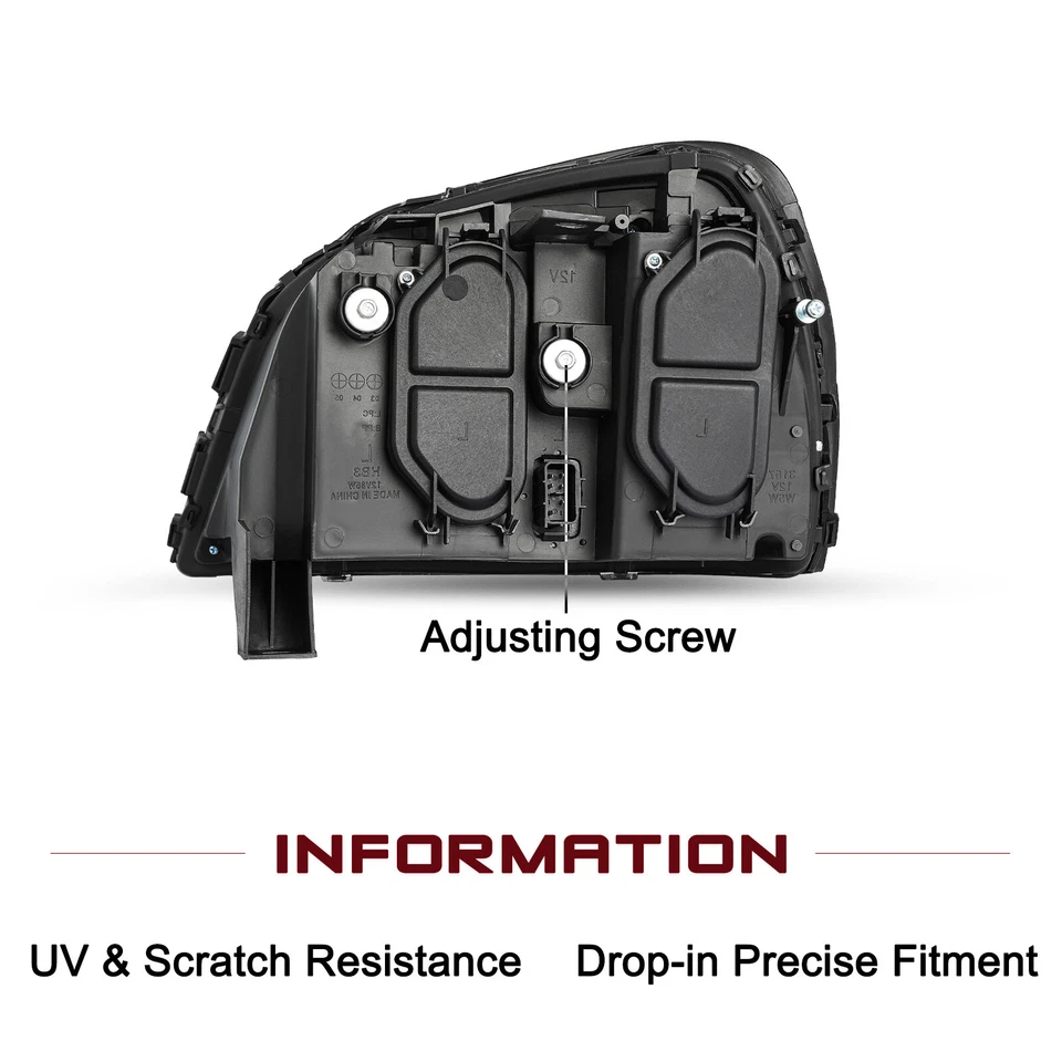 Faros cromados para faros halógenos Cadillac Deville 2000-2005 00-05 diestro+derecho Foto 4 de 4