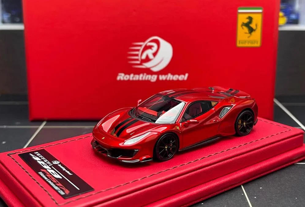 レジン製 1/64 フェラーリ 488ピスタ レジン製 1/64 フェラーリ 488ピスタ ミニカー