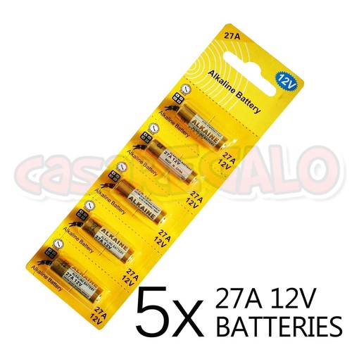5x 27A 12V MN27 LR27 A27 L828 V27GA Alkaline Battery Garage Car Remote Alarm - Picture 8 of 8