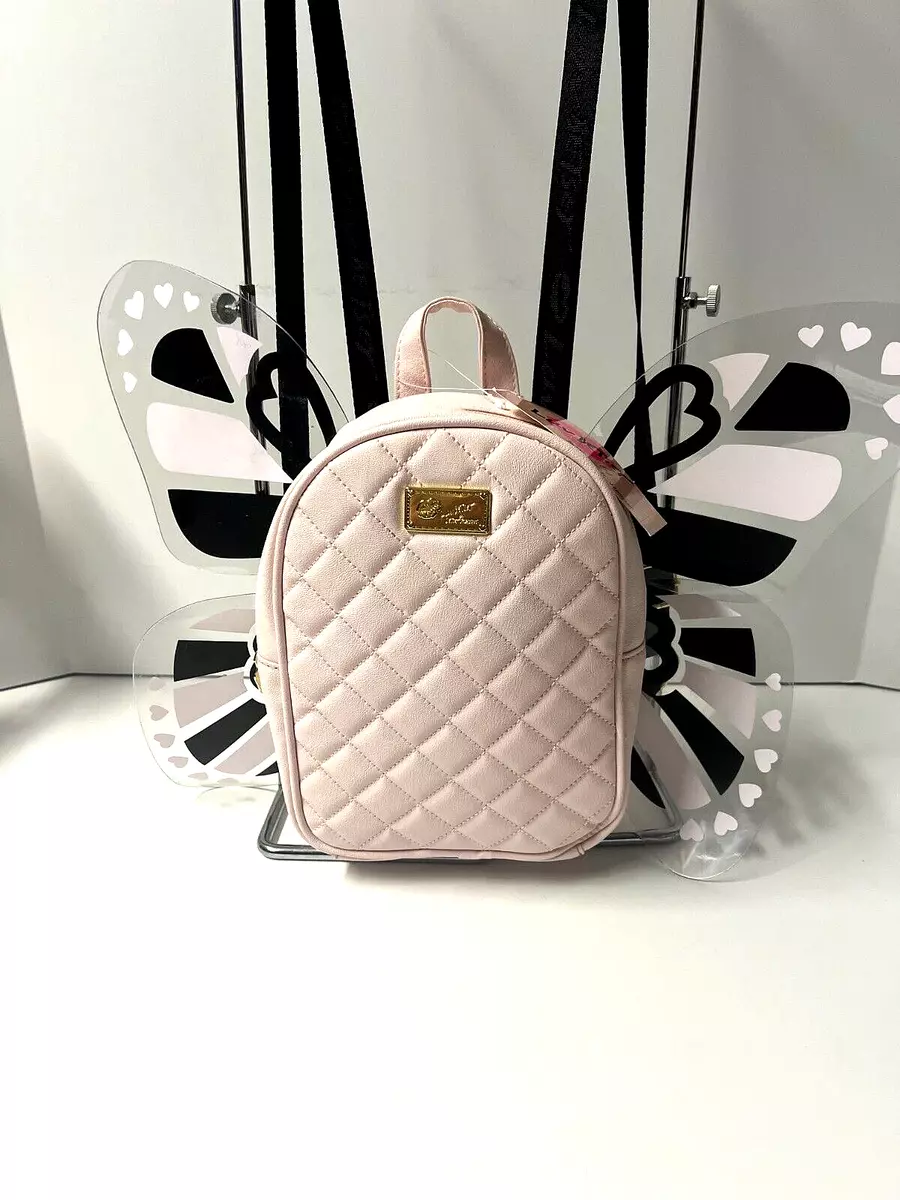 BETSEY JOHNSON Butterfly Wings Backpack Shoulder Bag Pink Fairy