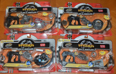 BATTLEBOTS LOT OF 4 VINTAGE COLLECTION TAZBOT, ZIGGO, TORO, MAULER BATTLE BOTS