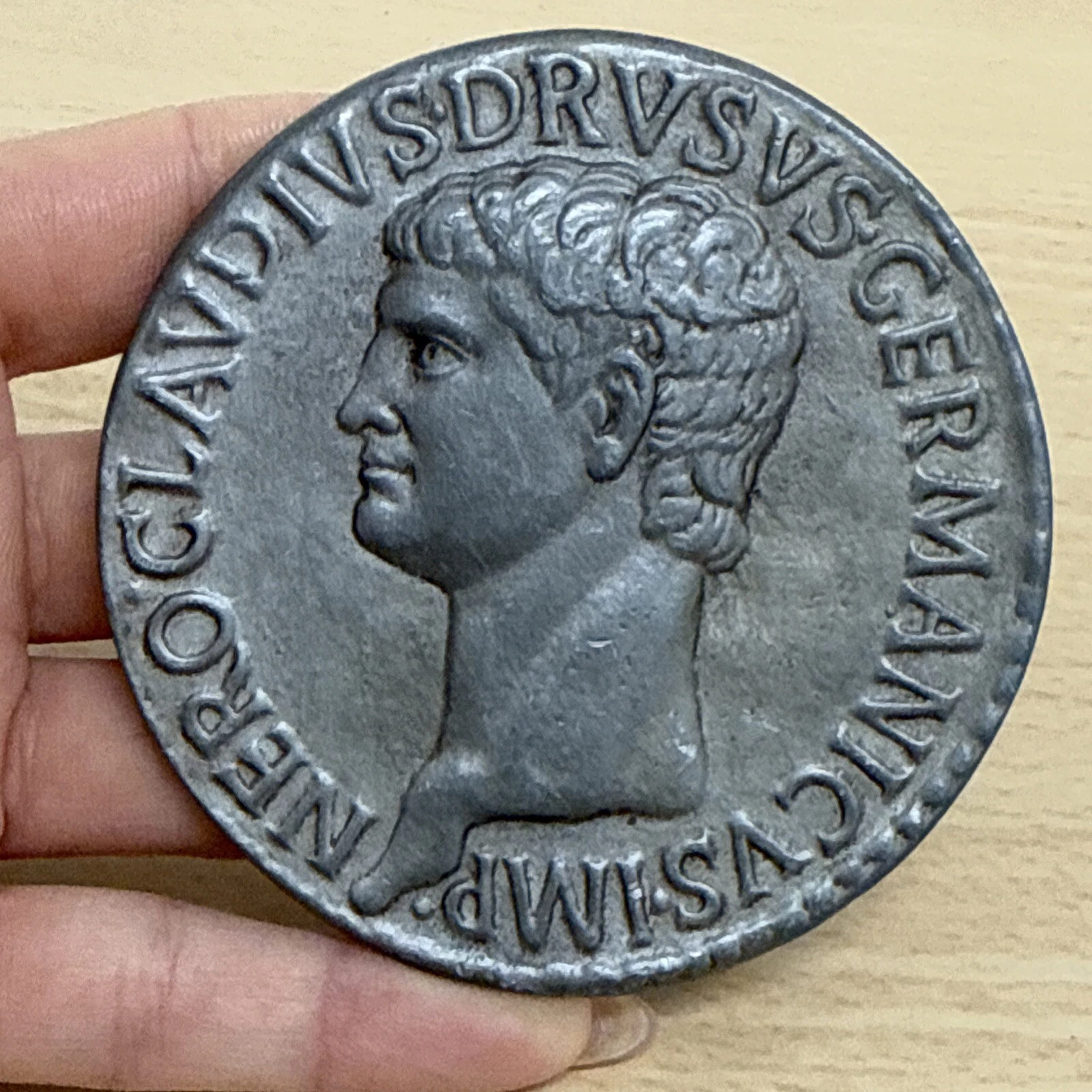 Médaille Neroclaudius Drusus Germanicusimp Congresso Euras Roma XV XVII Sett 