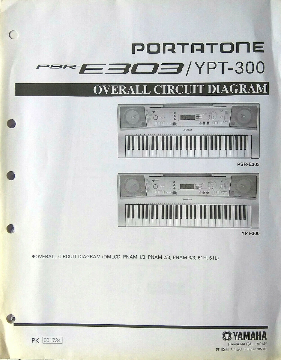Yamaha portatone psr e303 deals