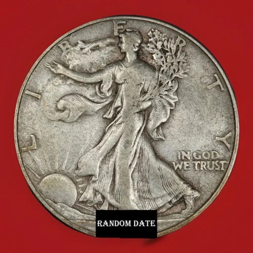 VF/XF Walking Liberty Half Dollars , 90% Silver Coin FAST SHIPPING