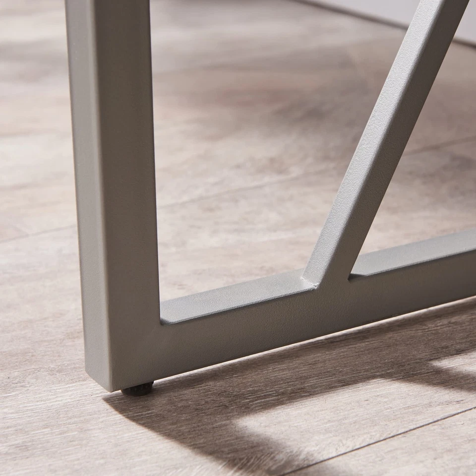 Collapsible X Writing Computer Desk Space Saving for Bedroom, Home Office, Sm... - Image 4 of 4