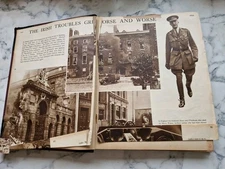 1916 Ireland Uprising Vintage News Clippings WW1 Irish War Scrapbook