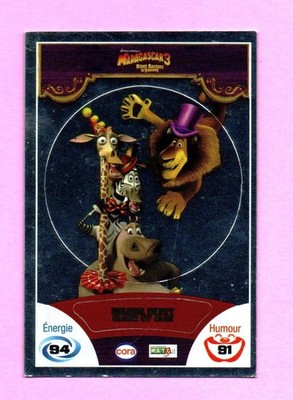 Sammler-Vignette Aufkleber CORA Dreamworks Nr. 90/90 - Madagascar 3