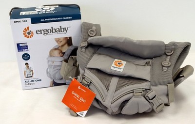 Babytrage, 4 Tragepositionen Pearl Grey