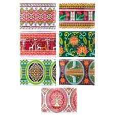 7 Birds  Florals Ukrainian Easter Egg Decorating Wraps Heat Shrink Sleeves