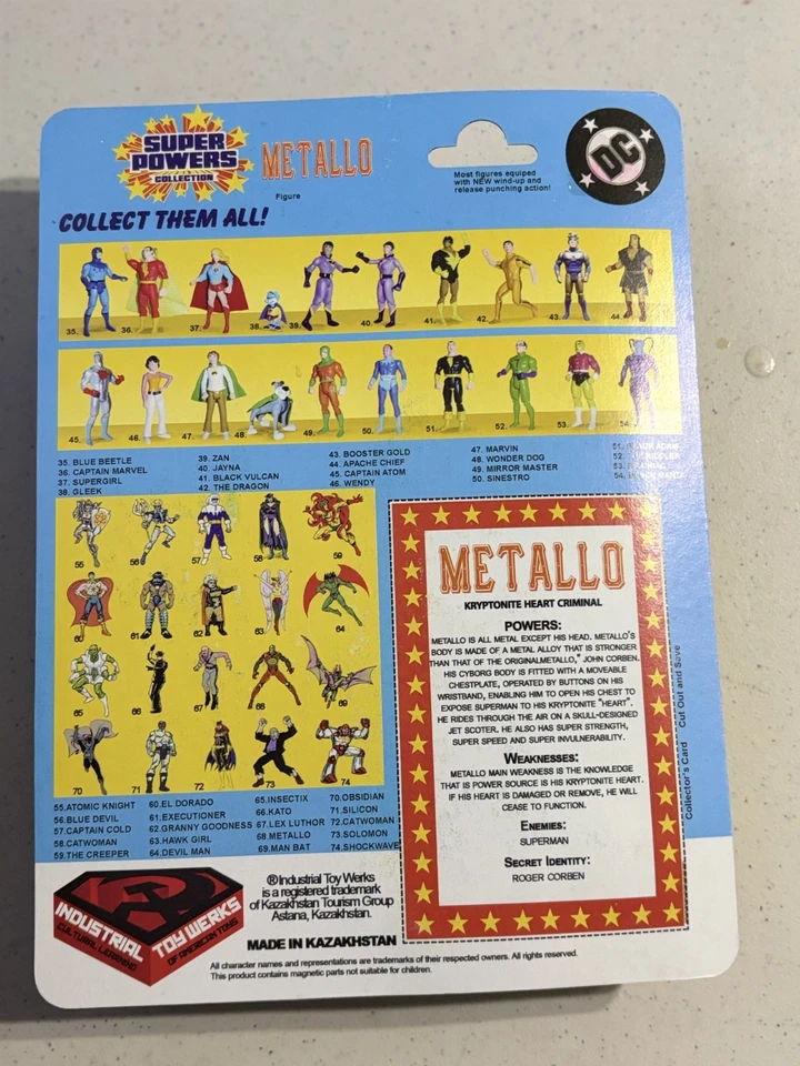 Metallo Super Power by ITW  Mint on Card - Image 2 of 2