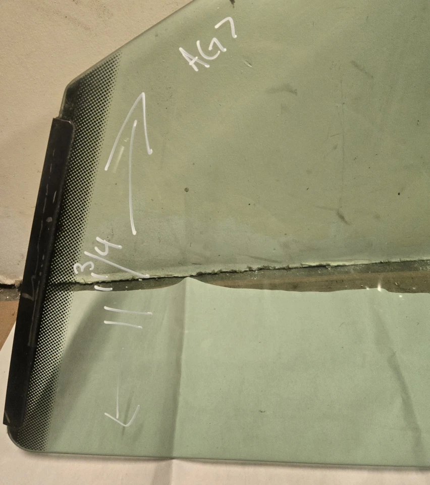 97-2001 CADILLAC CATERA DRIVER LEFT FRONT WINDOW DOOR GLASS OEM - Image 3 of 4