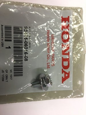 #ad Genuine Honda Washer Fluid Reservoir Bolt 93405 06016 08 $2.92