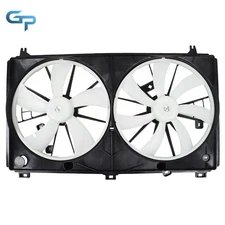 Radiator Condenser Cooling Dual Fan Assembly For Lexus IS250 2006 2007 2008-2013