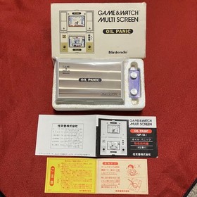 Nintendo Game & Watch Oil Panic [Box, Instruction , Serviced]