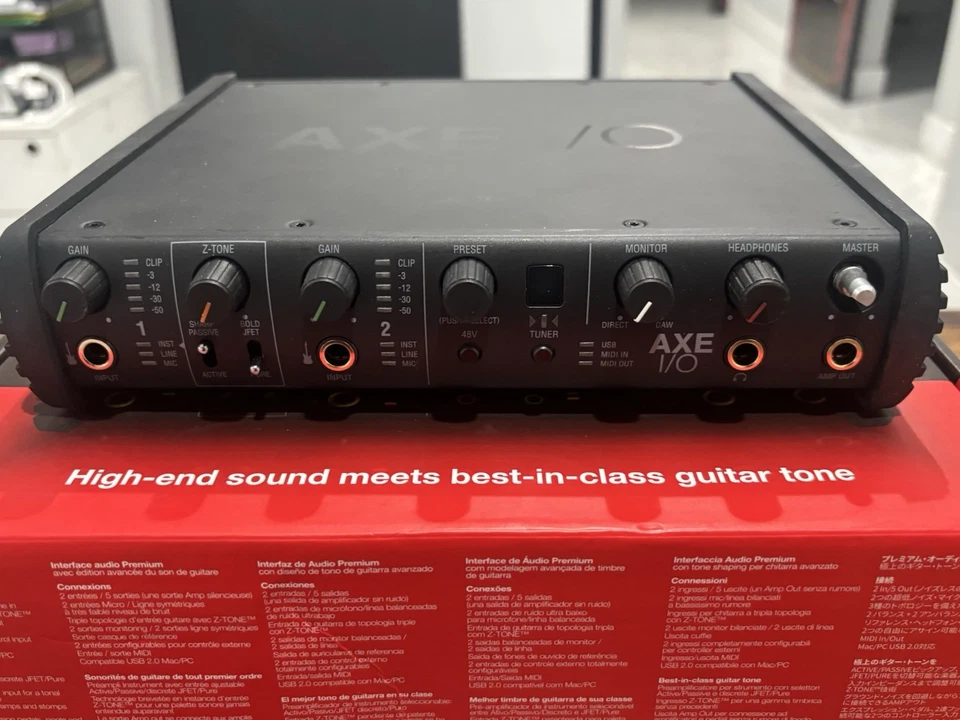 IK Multimedia AXE I/O USB Audio Interface With Box! - Image 4 of 4