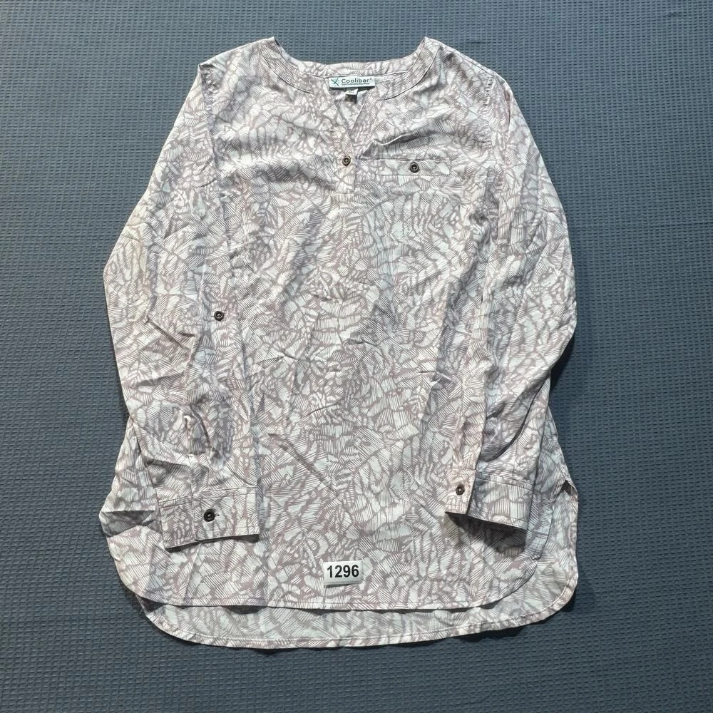 Coolibar Sun Protection T-Shirt Women Sz XS Gray New Without Tags