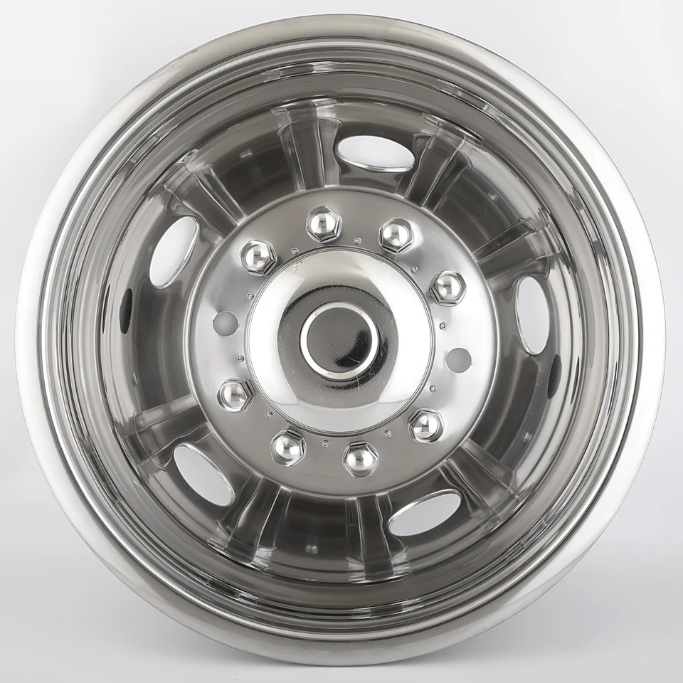 fits 2005-2021 Ford F450 F550 Super Duty 19.5" Dually Rim Wheel Simulators - Imagem 4 de 4