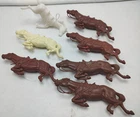 Vintage Civil War Marx Playset Dead Cavalry Horse Figures