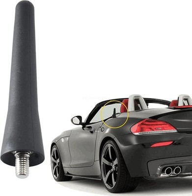 2.5'' Stubby AM/FM Radio Antenna Mast W/ 3 Screw Wash Proof For 1998-2006 VW Golf