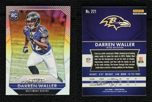 2015 Panini Prizm Rookies Silver Prizm Darren Waller #221 Rookie RC