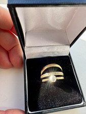 Stunning 9ct Gold Diamond Ring Set RRP £1,499