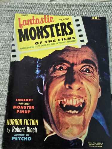 Fantastic Monsters Of Thr Films, #1, 1962