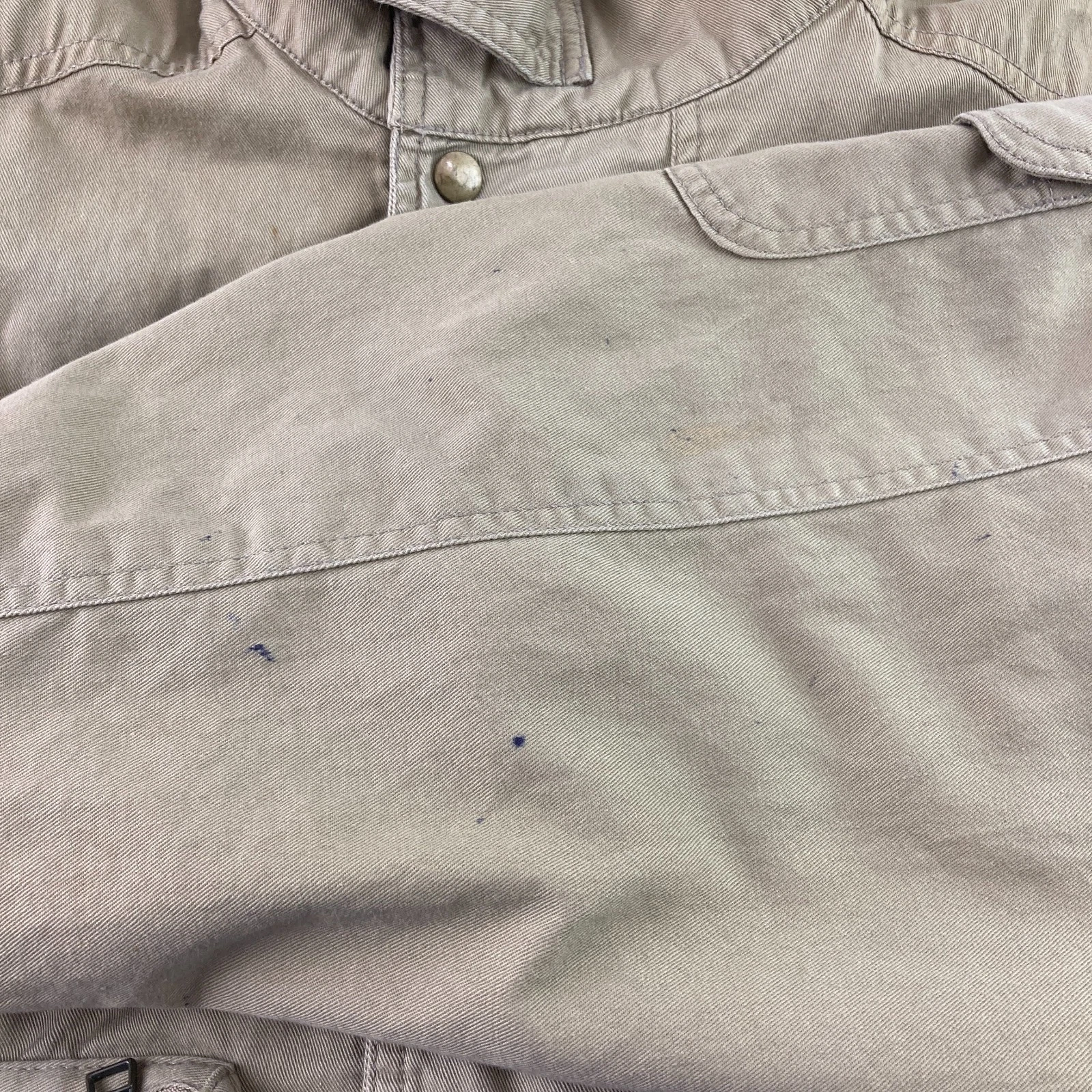 Vintage Native Habitat Safari Jacket Men's XL Tan Animal Hunting Planet Earth - product detail image 15