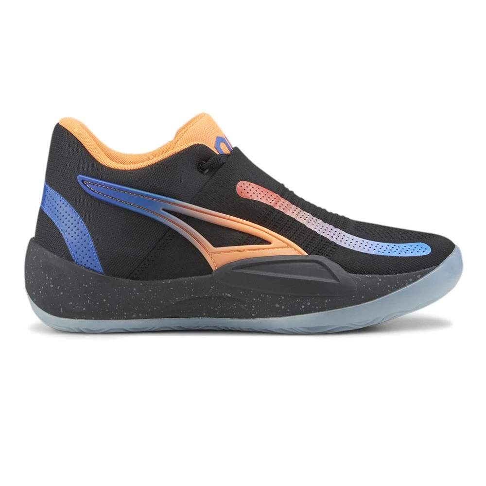 Scarpe da ginnastica PUMA Rise Nitro Rj basket uomo nere 37738802