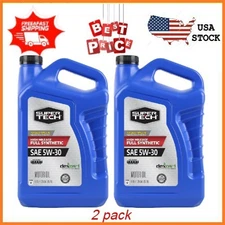(2 pack) Super Tech High Mileage Full Synthetic SAE 5W-30 Motor Oil, 5 Quarts
