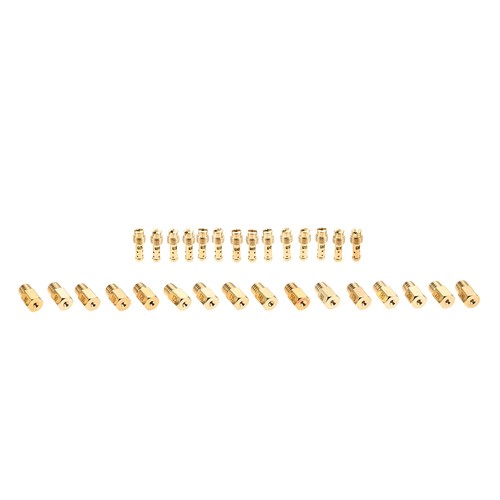 30Pcs Main Jet and Pilot Slow Jet Kit for Mikuni Carburetors Large Hex VM4/042 - Foto 6 di 7
