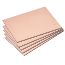 5Pcs FR4 Double-Sided PCB Copper Clad Board 70mm x 50mm x 1.5mm