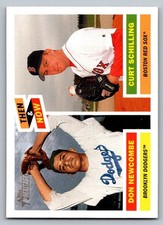2005 Topps Heritage Then & Now  Don Newcombe/Curt Schilling TN2