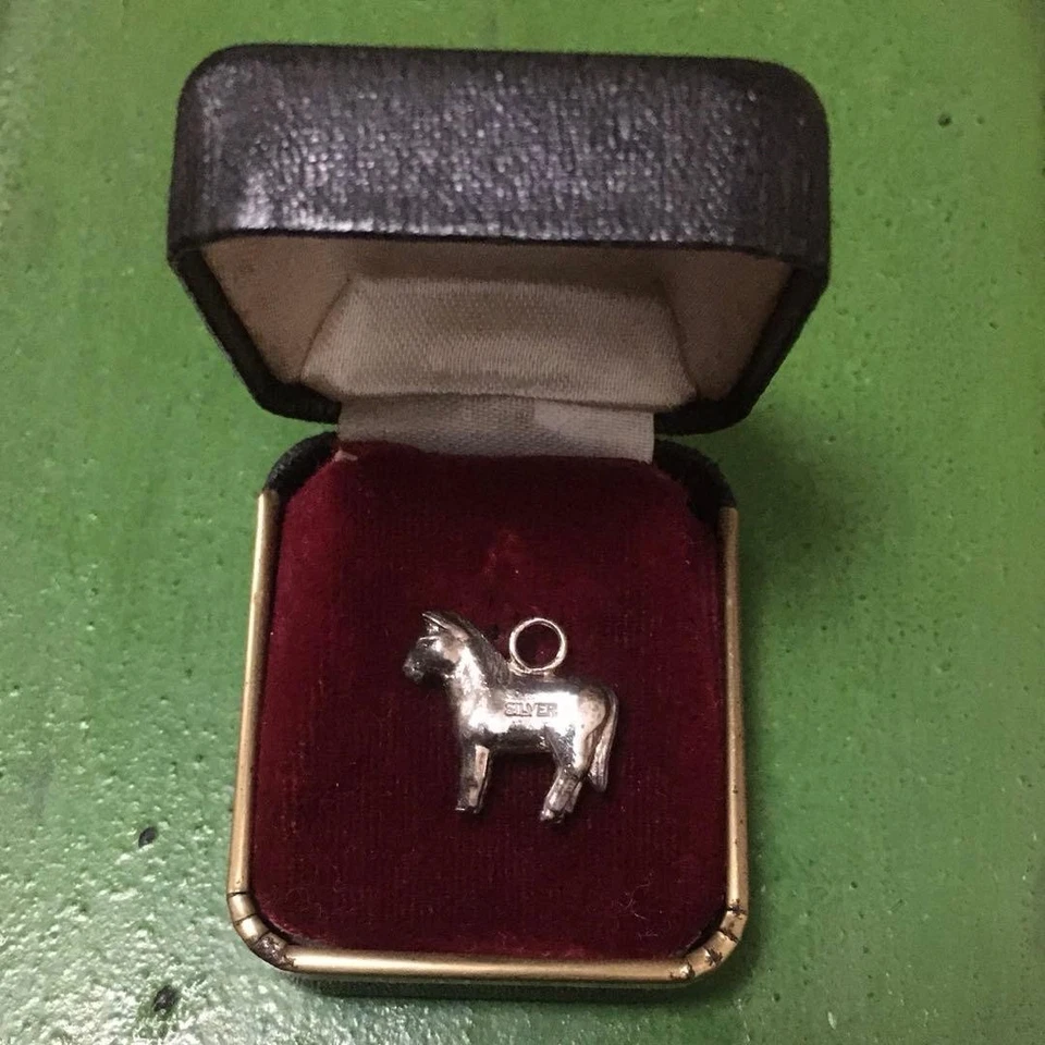 Charm Cavallo Argento Vintage Art Design ARGENTO - Immagine 2 di 3