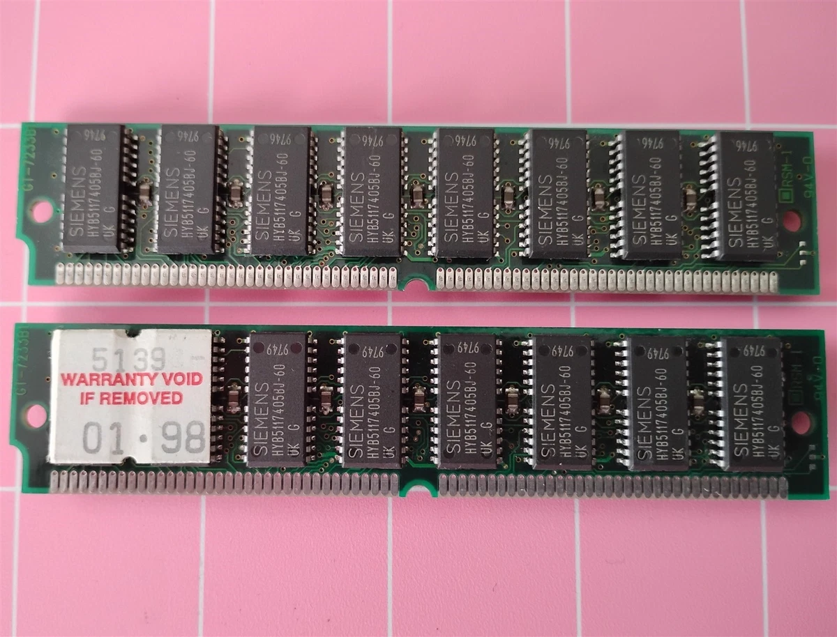 128 Mo 2X64 Mo 168 Broches EDO 4X4 Puces 60ns Pour Power Macintosh 6500