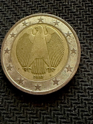 #ad #ad 2002 J Euro Coin Germany $119.00