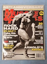 Muscle And Fitness July 2004 65th Anniversary Special Collectors Issue Arnold