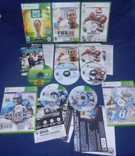 Xbox 360; 2014 FIFA World Cup Brazil, FIFA 06, NCAA Football 09, Madden 25 & 13