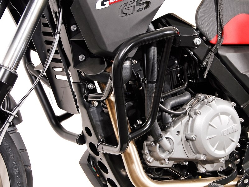 Pare-carter BMW G 650 GS noir crash bar pour éviter les fissures moteur