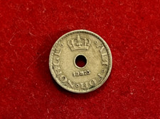 Norway 1925 10 Ore KM#383 Copper-Nickel Coin T600a