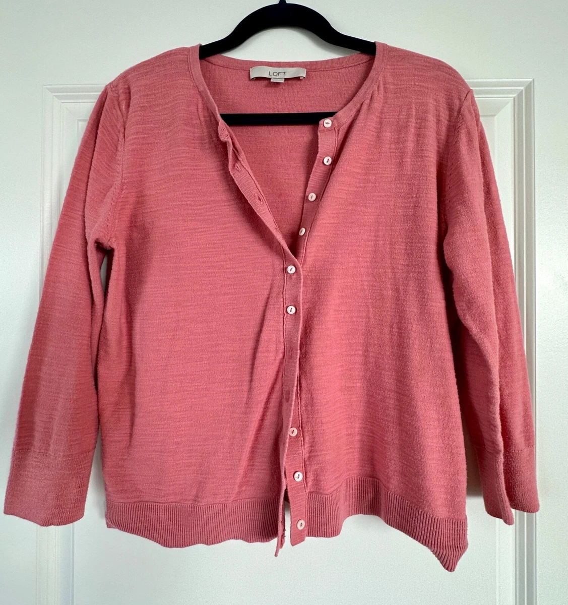 Salmon clearance pink cardigan