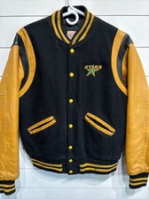 Vintage Minnesota North Stars NHL Hockey Varsity Lettermen Jacket Mens Size 40