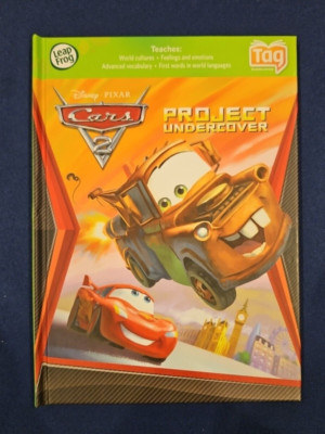 LeapFrog Tag, LeapReader book   Disney CARS 2: PROJECT UNDERCOVER