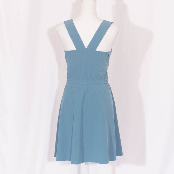 Athleta Savannah Strap Drawstring Mini Dress Size… - image 2